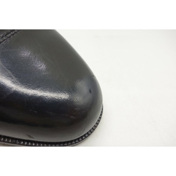 Cole Haan Black Leather Cap Toe Lace Up Oxfords Shoes Men\'s 10.5 D